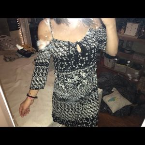 Floral off the shoulder dress